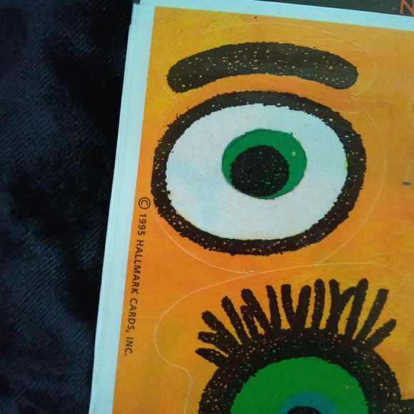 Vtg Jack O Lantern Stickers for Pumpkin Halloween - Picture 4 of 7